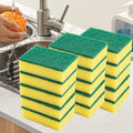 15 Pack Kitchen Cleaning Sponges, Dual Side Cleaning Dish Sponges Cleaning Supplies for Home and Kitchen, Anti-Scratch Scrubbing Sponges